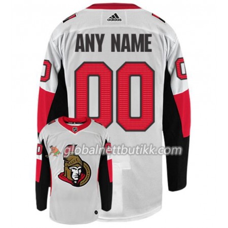 Ottawa Senators Hockeydrakt Custom Hvit Adidas Authentic - Herre